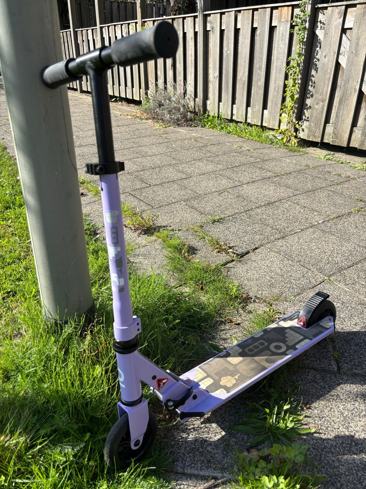Paarse step oxelo (mid 1)- Zo goed als nieuw, Ophalen, Zo goed als nieuw, Gewone step