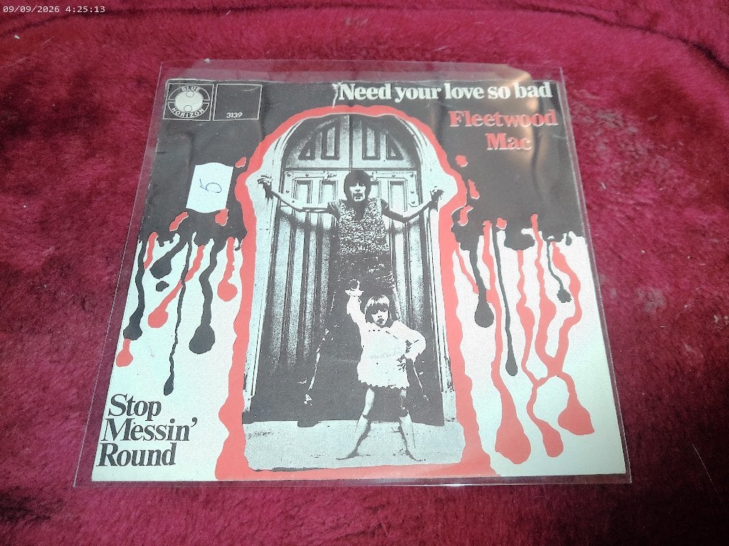 Fleetwood Mac - Need your Love so bad / Stop messin' round, Gebruikt, Fotohoes, 7 inch, Ophalen of Verzenden