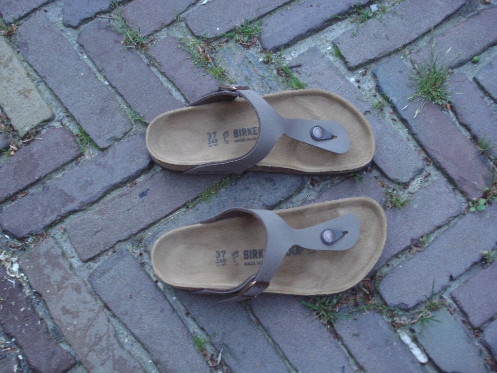 BIRKENSTOCK BRUIN GIZEH 37 NIEUW NU GRATIS VERZENDING POST, Slippers, Bruin, Verzenden, Nieuw