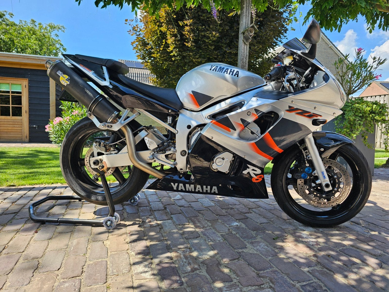 Yamaha YZF-R6 1999 (LEES BESCHRIJVING AUB)), Sportuitlaat, 4 cilinders, Motorrijbewijs A, Gebruikt