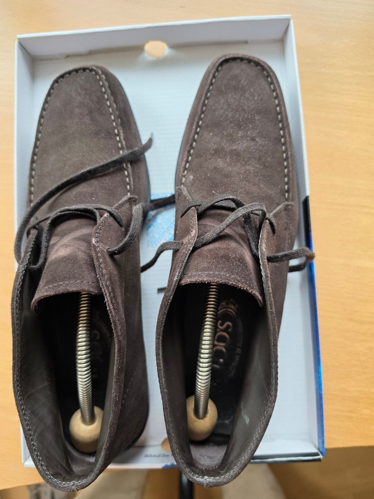 TOD'S Bruine Suède Boots, Bruin, Ophalen of Verzenden, Zo goed als nieuw, Boots
