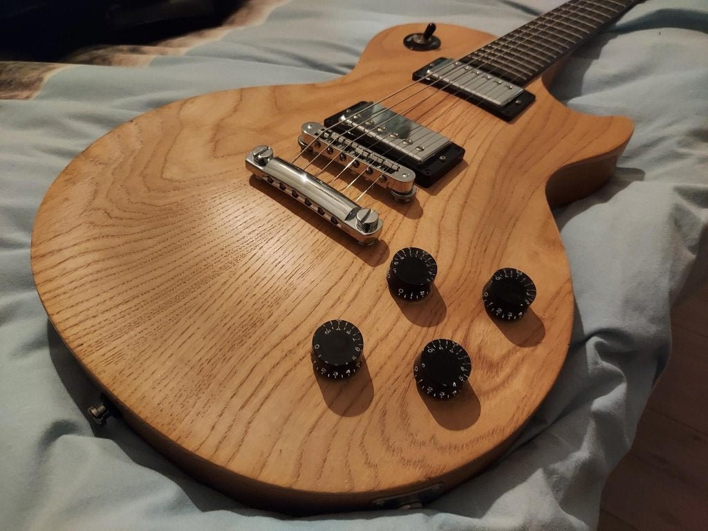 gibson les paul 2004 swamp ash, Muziek en Instrumenten, Snaarinstrumenten | Gitaren | Elektrisch, Ophalen, Zo goed als nieuw, Solid body