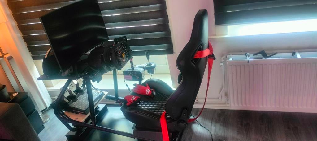 Thrustmaster Sim Racing Setup met Sparco Stoel, Ophalen of Verzenden, Zo goed als nieuw