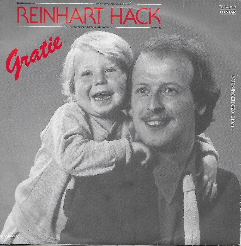 Reinhart Hack - Gratie (Telstar), Ophalen of Verzenden, Gebruikt, 7 inch, Nederlandstalig