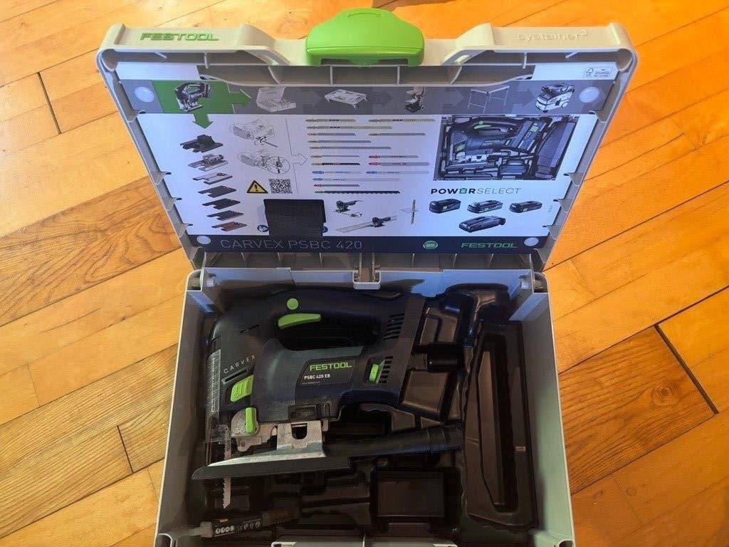 Festool Carvex accu decoupeerzaag 420 nieuw, Decoupeerzaag, Nieuw, Ophalen of Verzenden, 30 tot 70 mm