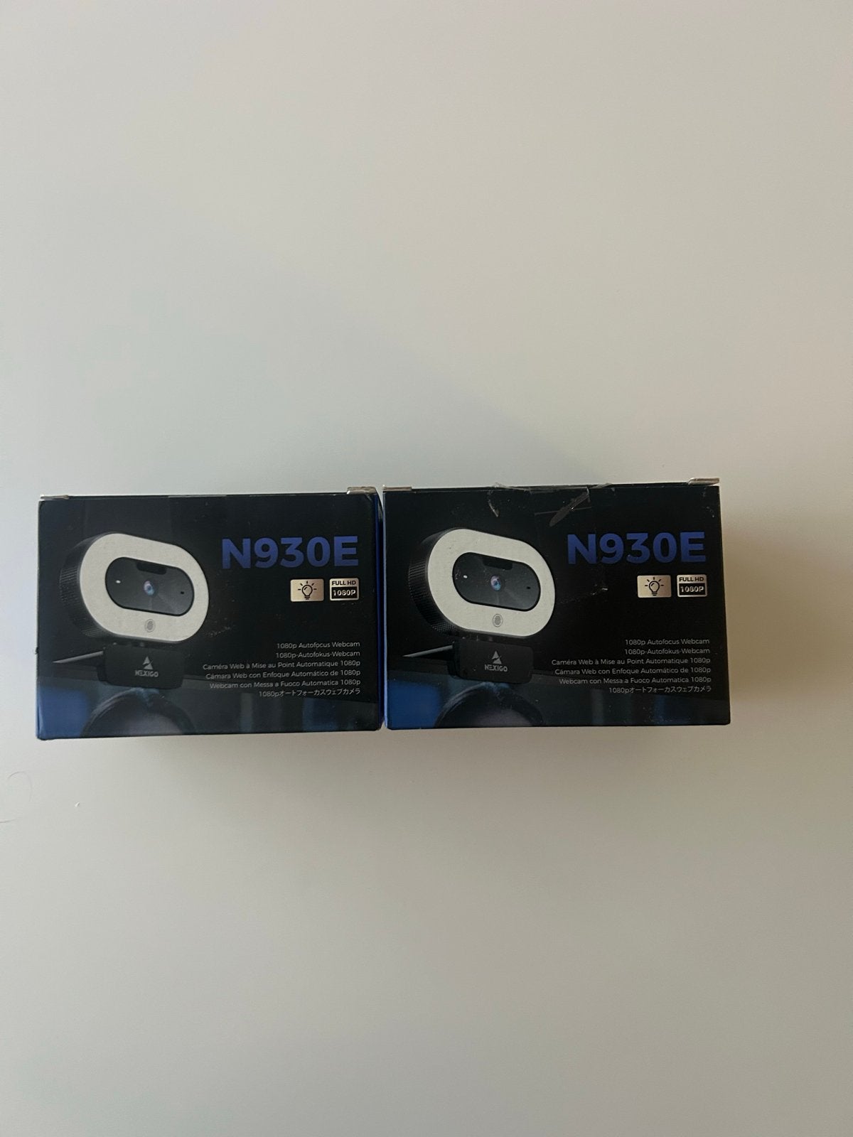N930E Full HD 1080p Autofocus Webcam, Nieuw, Ophalen of Verzenden, Windows, Monitorclip