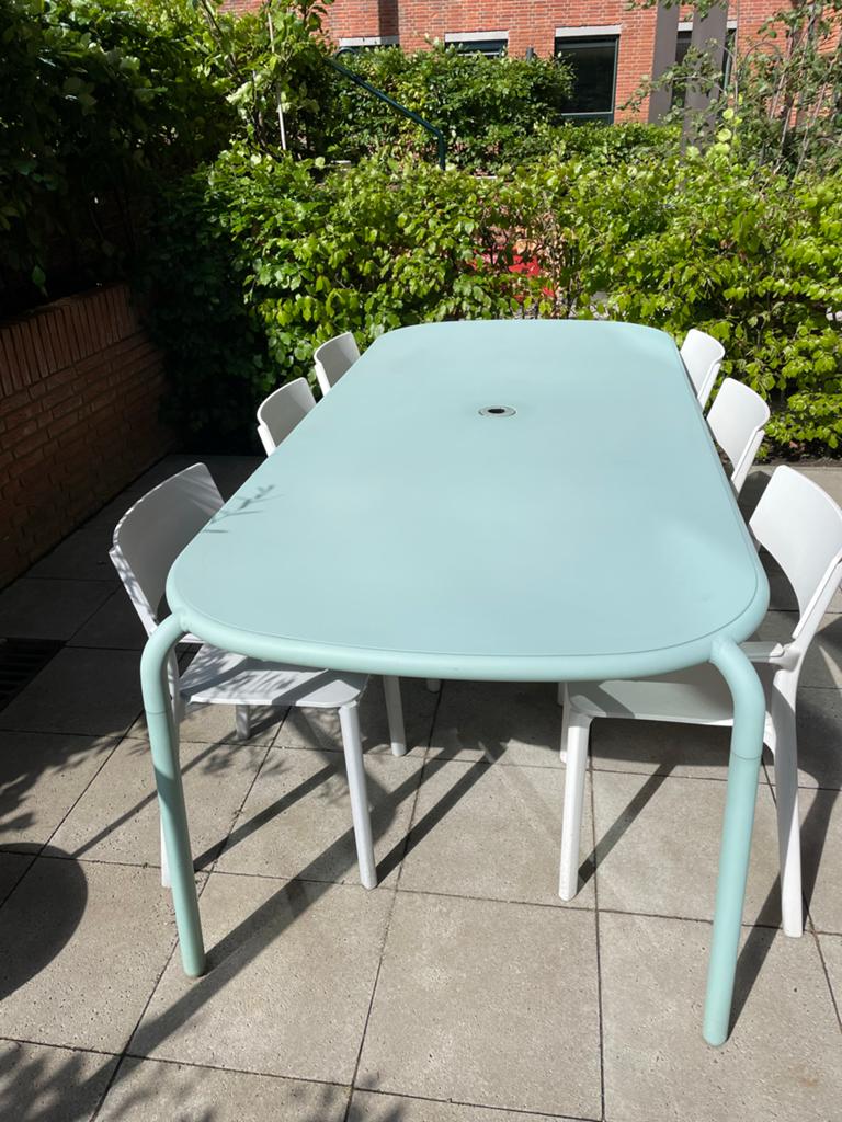 Fatboy Toni Tablo tuinset met 6 stoelen, Ophalen, Eettafel, 6 zitplaatsen, Aluminium