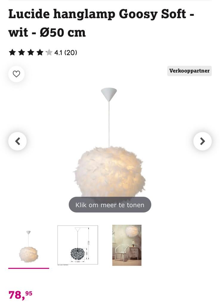Mooie hanglamp, Huis en Inrichting, Ophalen, Zo goed als nieuw