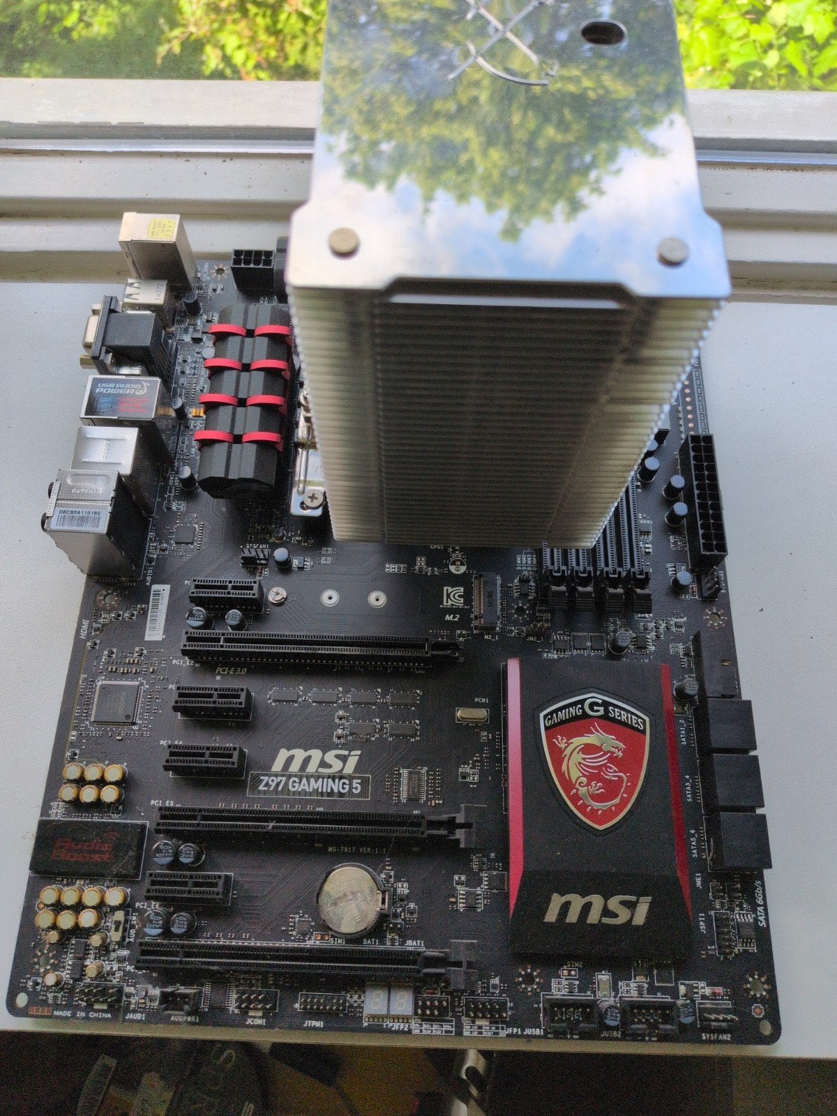 MSI Z97 Gaming 5 Moederbord met Intel i5 3.2 GHz, Computers en Software, Moederborden, Gebruikt, DDR3, Ophalen of Verzenden, LGA 1150