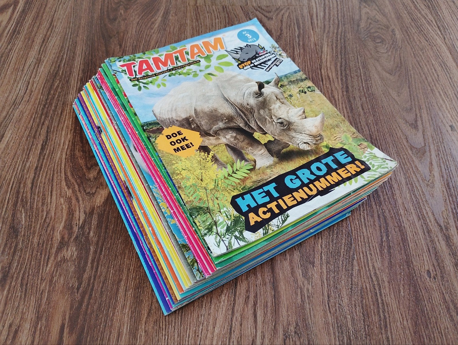 Grote collectie TamTam tijdschriften - WWF Rangerclub, Boeken, Ophalen of Verzenden, Gelezen, Wetenschap en Natuur