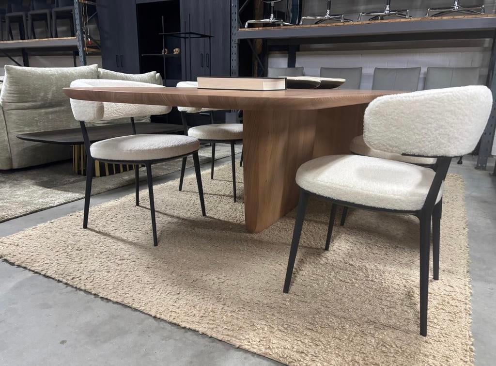 Maxalto Caratos Dining chairs 2-4-6-8 stuks voorraad nieuw, Maxalto, Nieuw, Ophalen of Verzenden, Stof