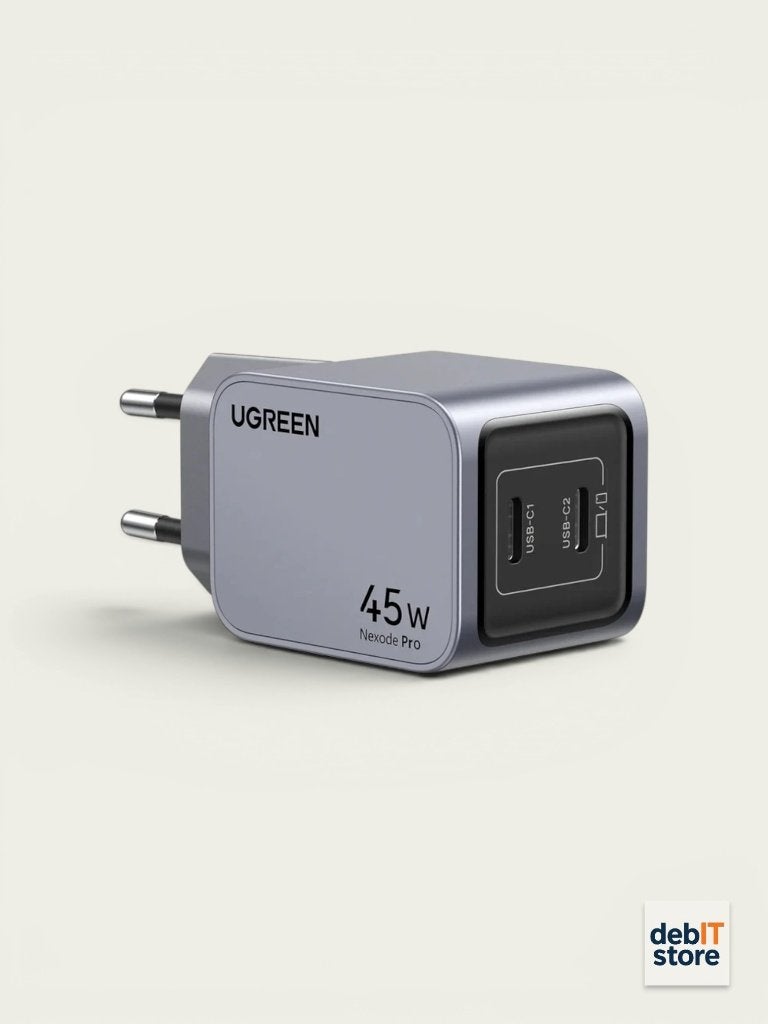 UGREEN Nexode Pro 45W Dual USB-C GaN Fast Charger, Ugreen, Nieuw, Info@debitstore.nl, Ophalen of Verzenden