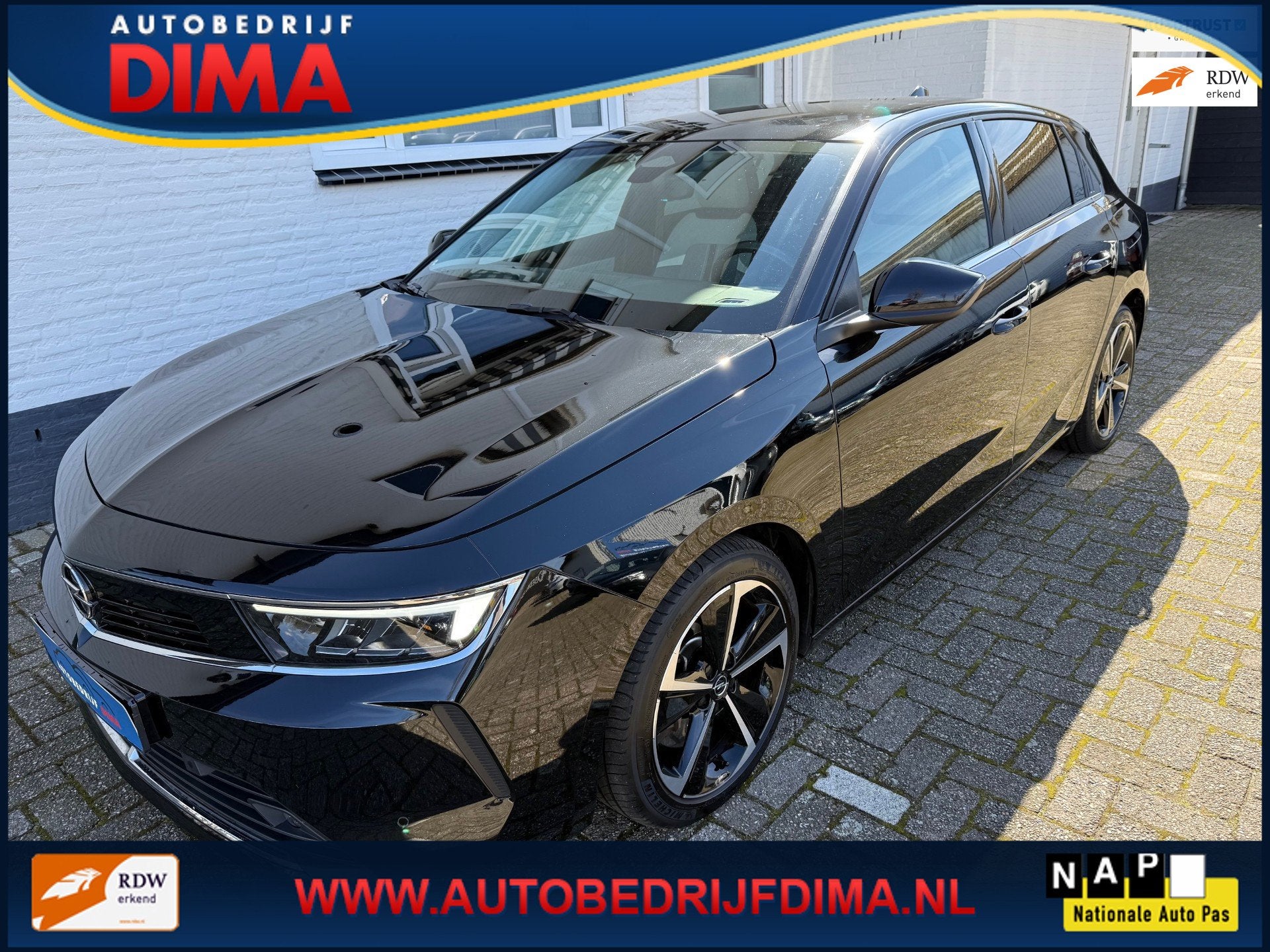 Opel Astra 1.6 Hybrid Elegance 180 Pk/ Keyless/ Navi/ Camera, Auto's, Opel, Dealer onderhouden, Gebruikt, 1578 kg, 4 cilinders
