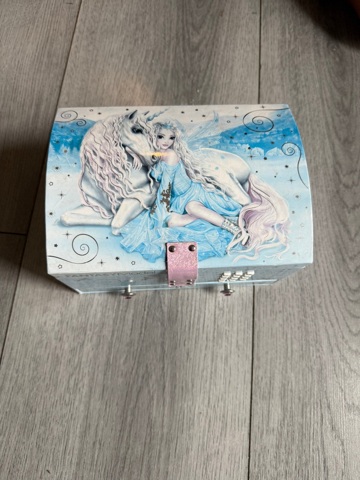 Fantasy Model sieradendoos met code en muziek, Ophalen of Verzenden, Zo goed als nieuw, Roze