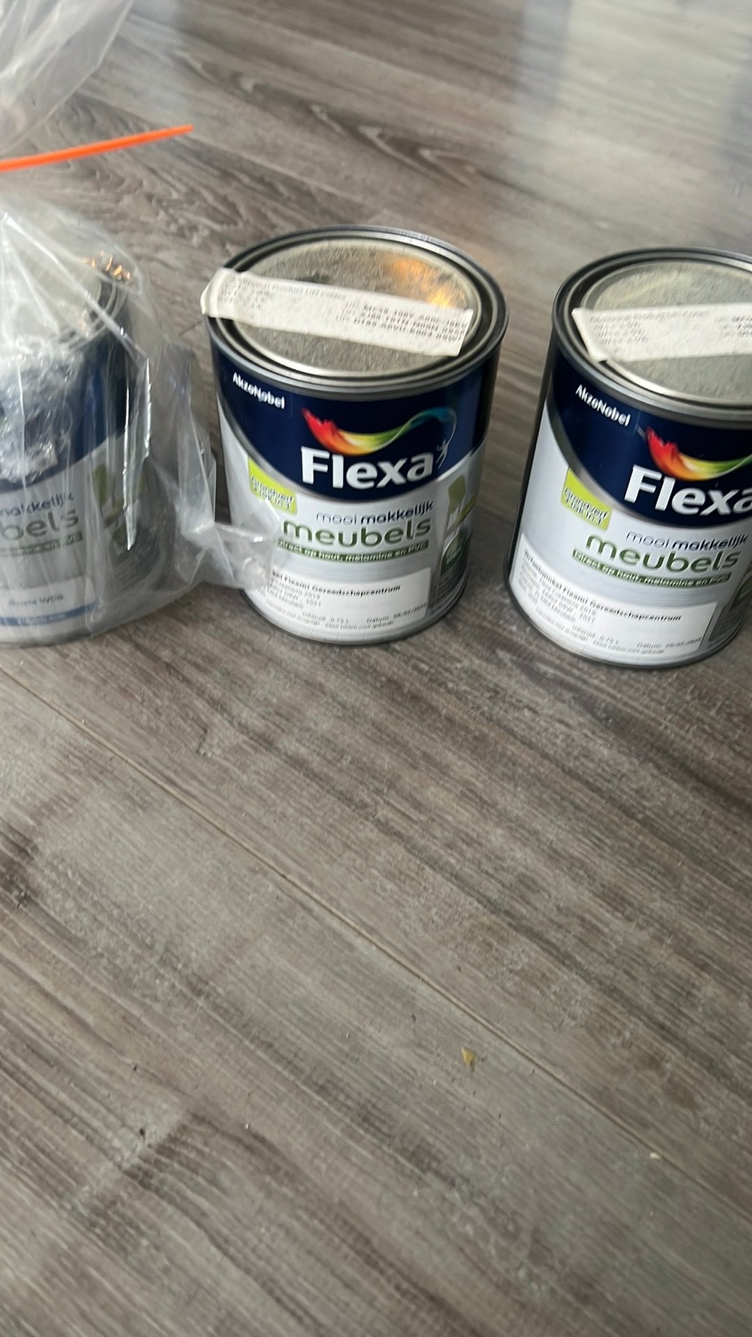 Flexa grondverf+lak meubels early dew 0,75 liter, Ophalen, Nieuw, Lak