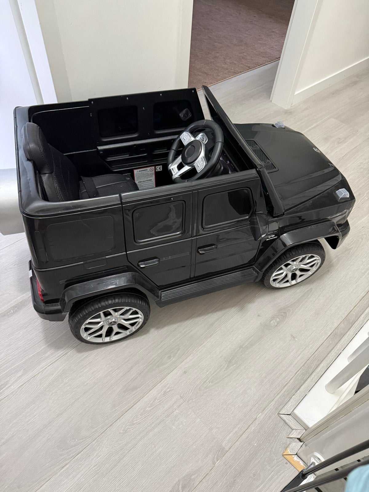 Mercedes G63 AMG Elektrische Kinderauto - Zwart, Ophalen of Verzenden, Zo goed als nieuw