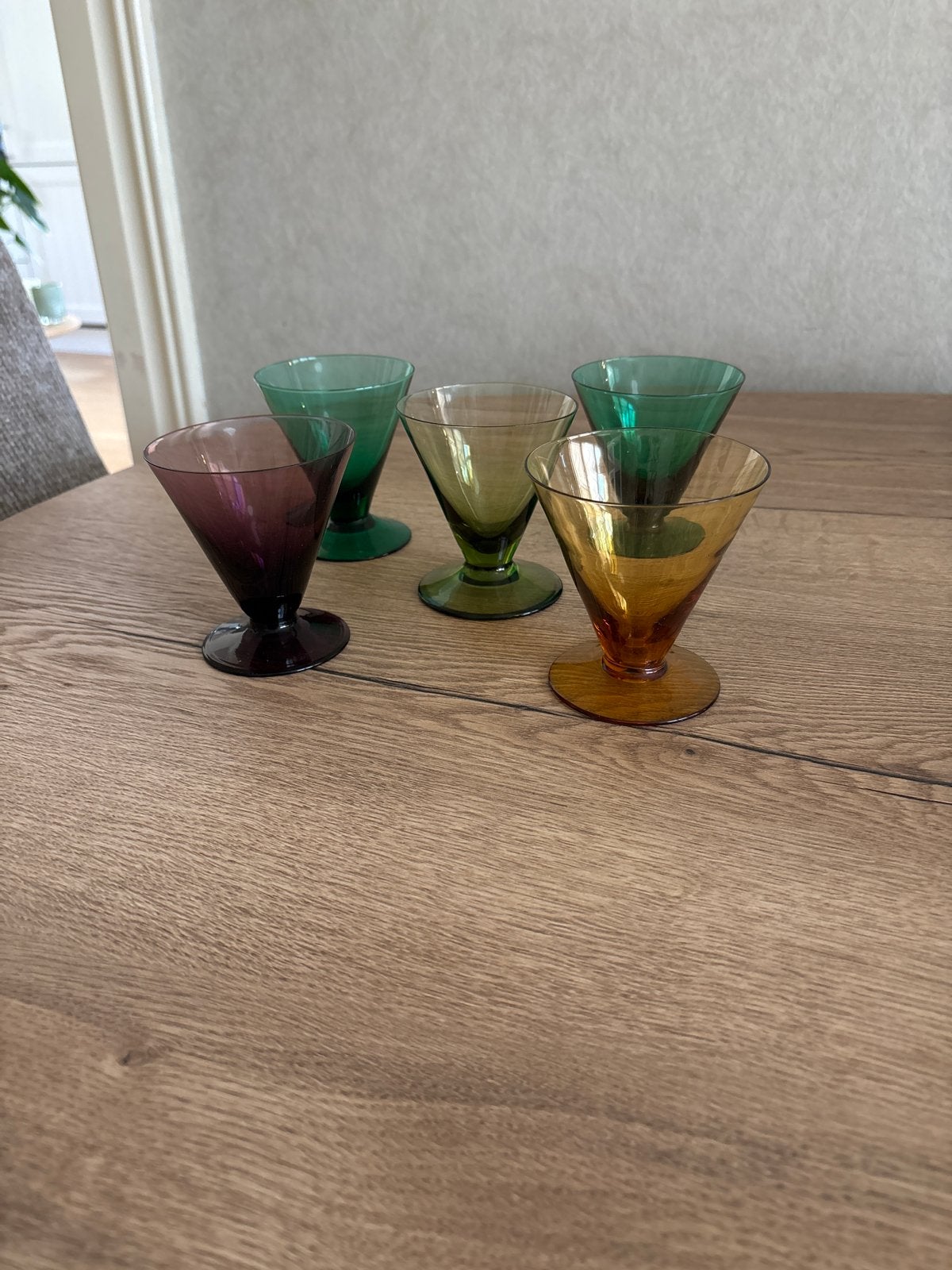 Max Verboeket Carnaval' glazen K6 Kristalunie Maastricht (5, Antiek en Kunst, Ophalen of Verzenden