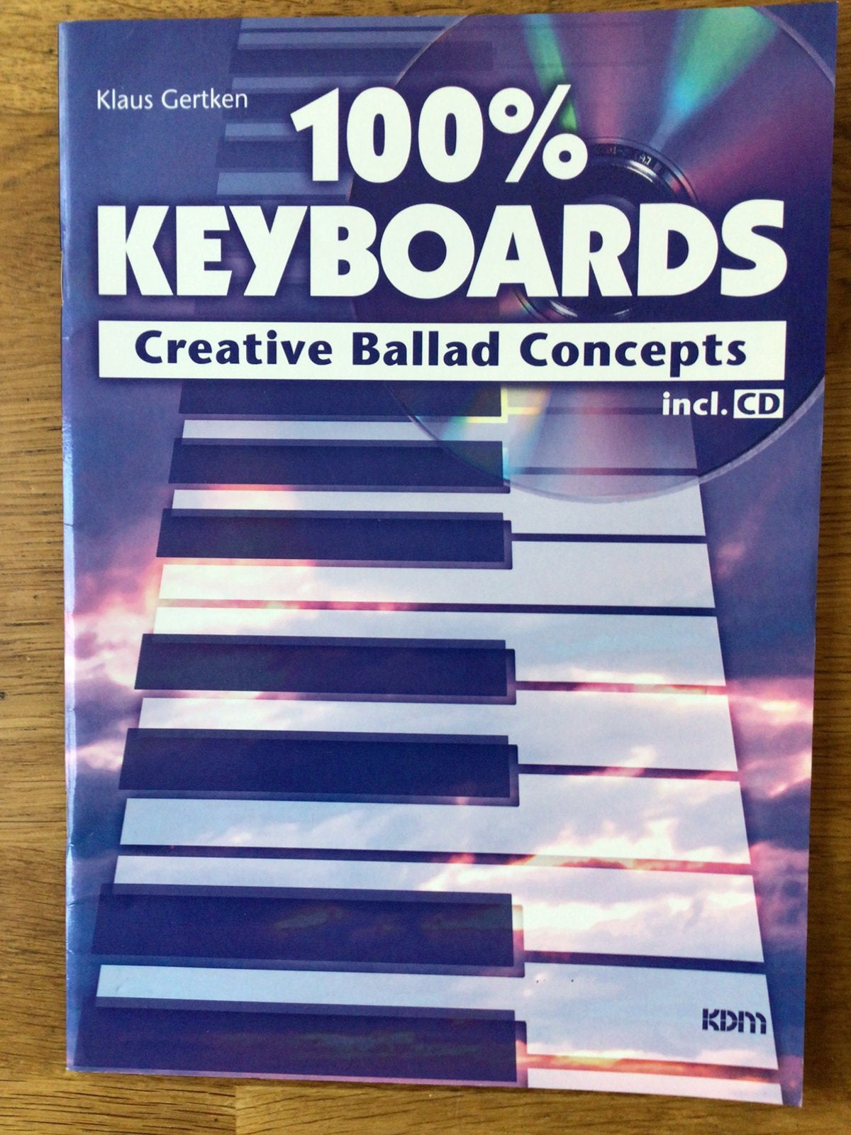 Klaus Gertken, 100% keyboards, incl. Cd, Muziek en Instrumenten, Bladmuziek, Les of Cursus, Ophalen of Verzenden, Zo goed als nieuw