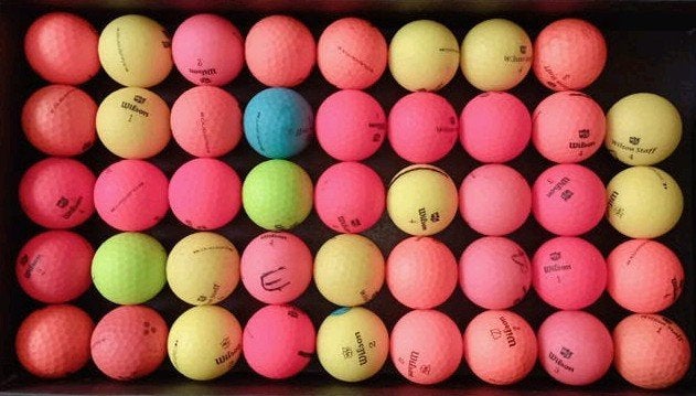 Wilson optix golfballen, Ophalen of Verzenden, Zo goed als nieuw, Bal(len)