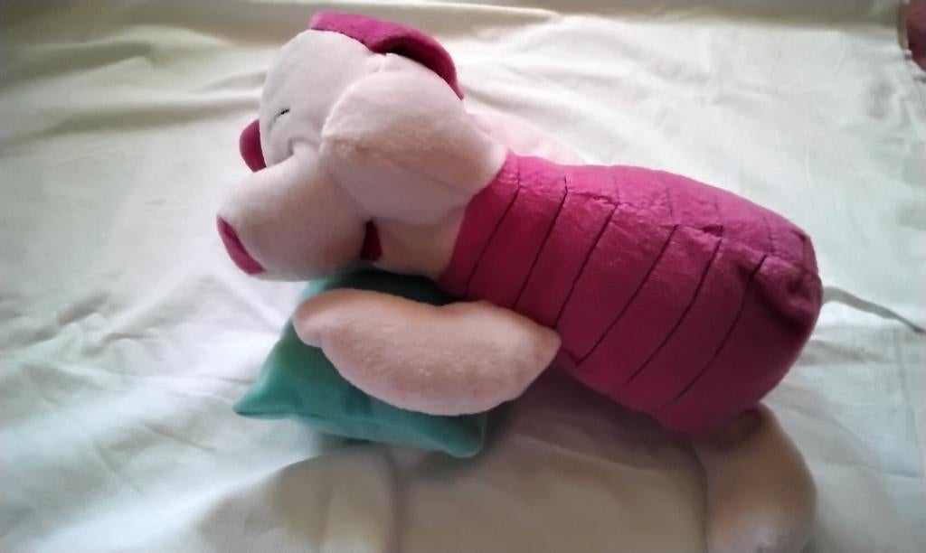 Slapende Knorretje Disney knuffel, Ophalen of Verzenden, Winnie de Poeh of vrienden, Zo goed als nieuw, Knuffel