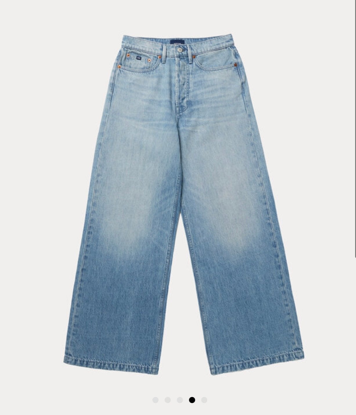 Denham 'JONY' Wide-Leg Jeans - Maat 28, Ophalen of Verzenden, Zo goed als nieuw, Blauw, W28 - W29 (confectie 36)