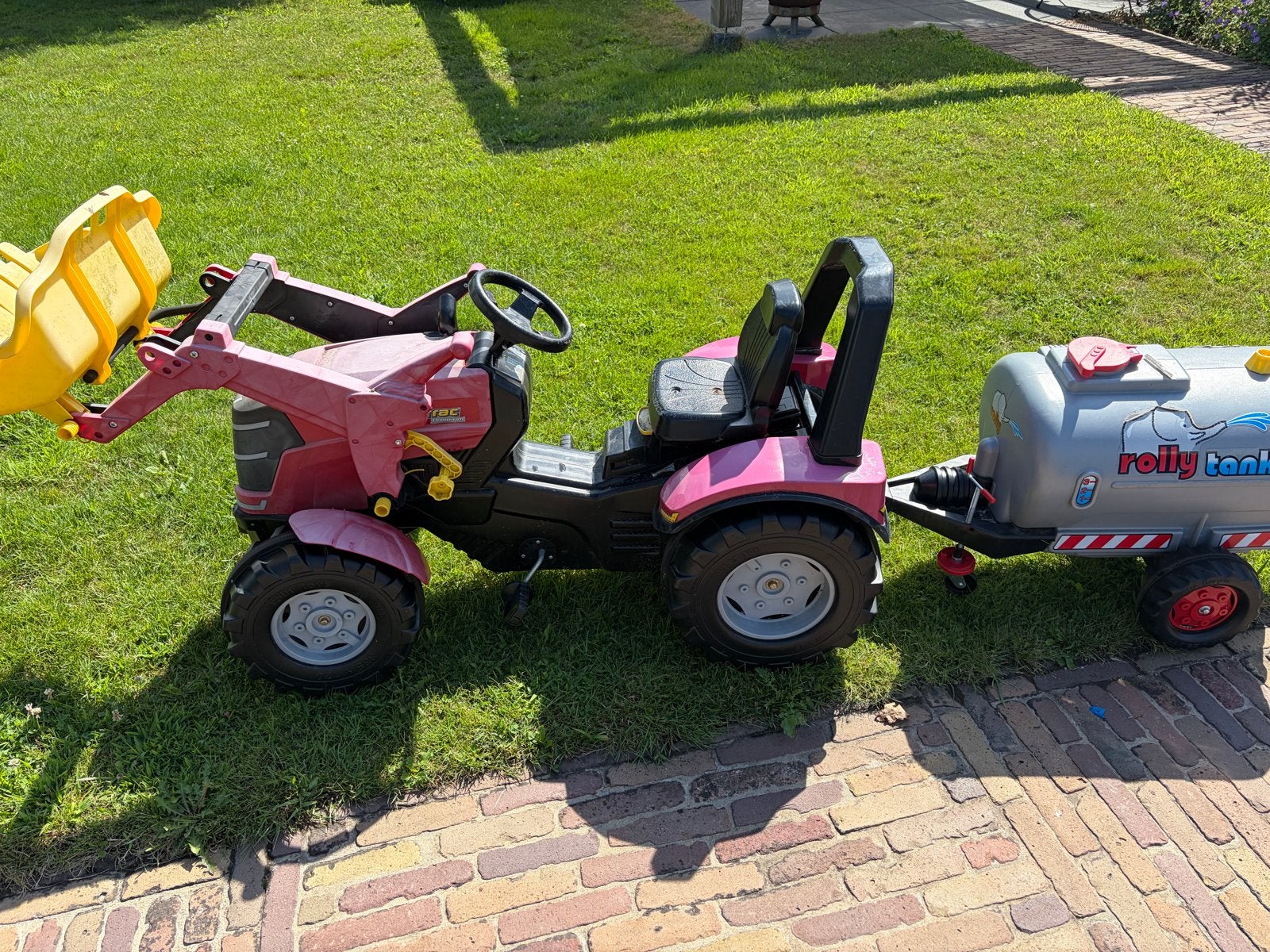 Rolly X-Trac Platinum traptractor met voorlader en aanhanger, Kinderen en Baby's, Speelgoed | Speelgoedvoertuigen, Ophalen, Gebruikt