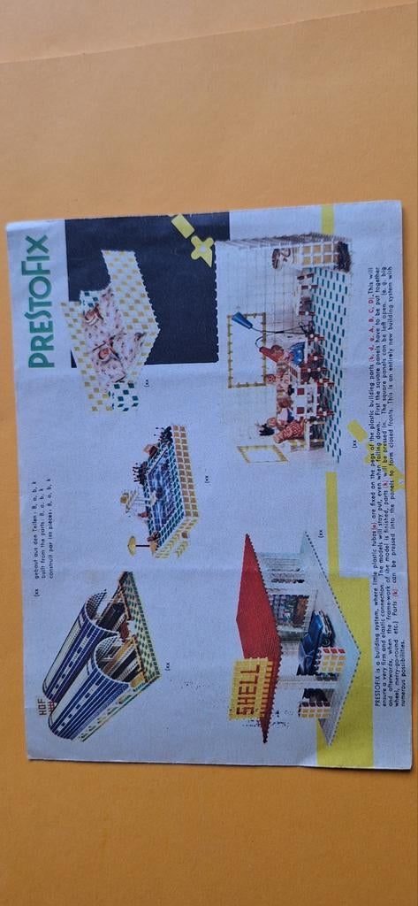 Vintage Prestofix Bouwinstructies Boekje, Ophalen of Verzenden, Gebruikt, Bouwen