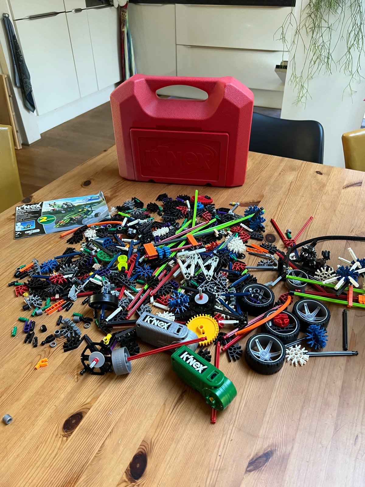 K'nex bouwset  in opbergkoffer, Verzamelen, Ophalen of Verzenden, Gebruikt