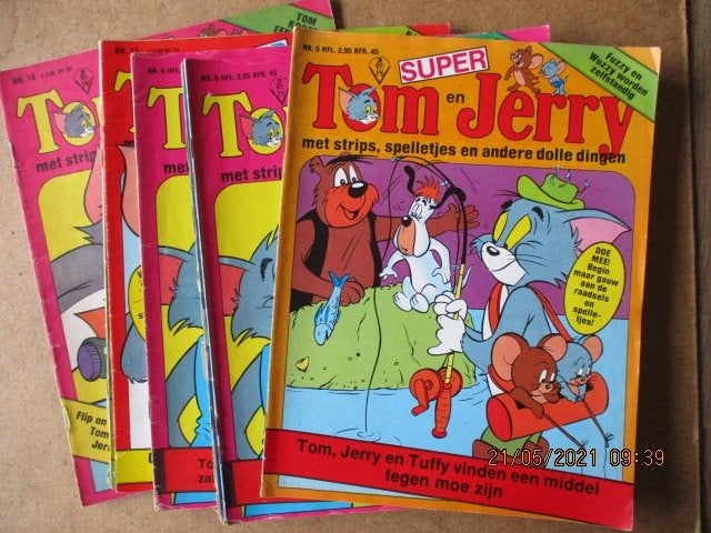 adv2484 super tom en jerry, Eén stripboek, Ophalen, Gelezen