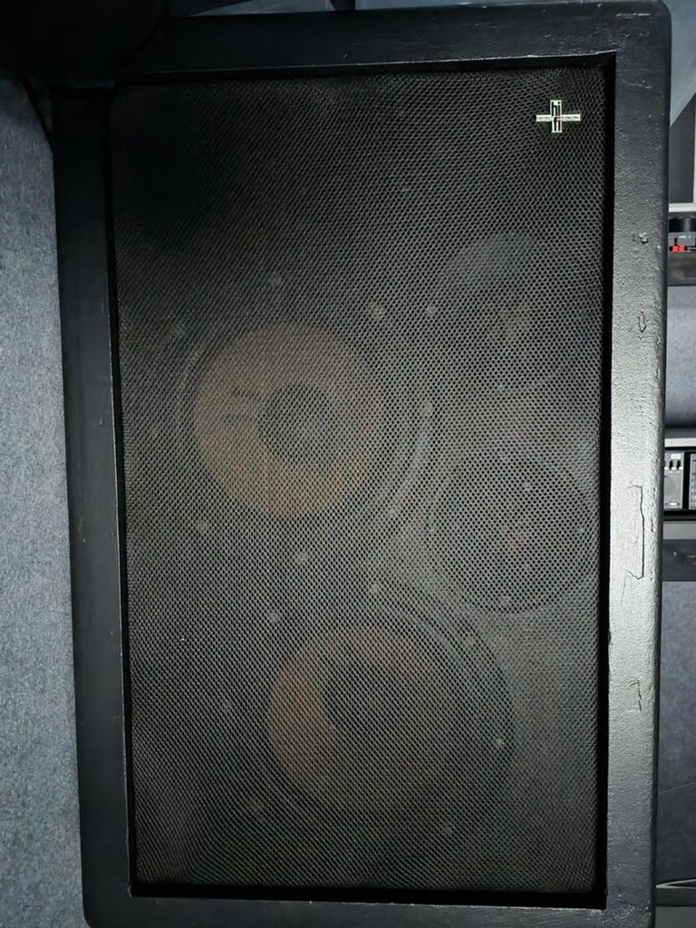 Vintage Philips 3 weg 6 drivers diy 22RH498 70s, Audio, Tv en Foto, Luidsprekers, Ophalen, Front, Rear of Stereo speakers, Philips