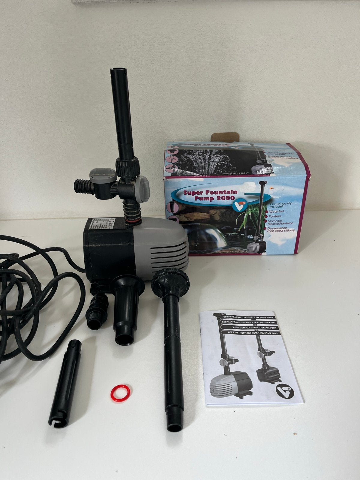 VT fonteinpomp 3000 - Super Fountain Pump, Ophalen of Verzenden, Gebruikt, Vijverpomp