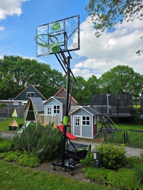 basketbal snel verstelbaar en verrijdbaar, Ophalen, Zo goed als nieuw, Ring, Bord of Paal