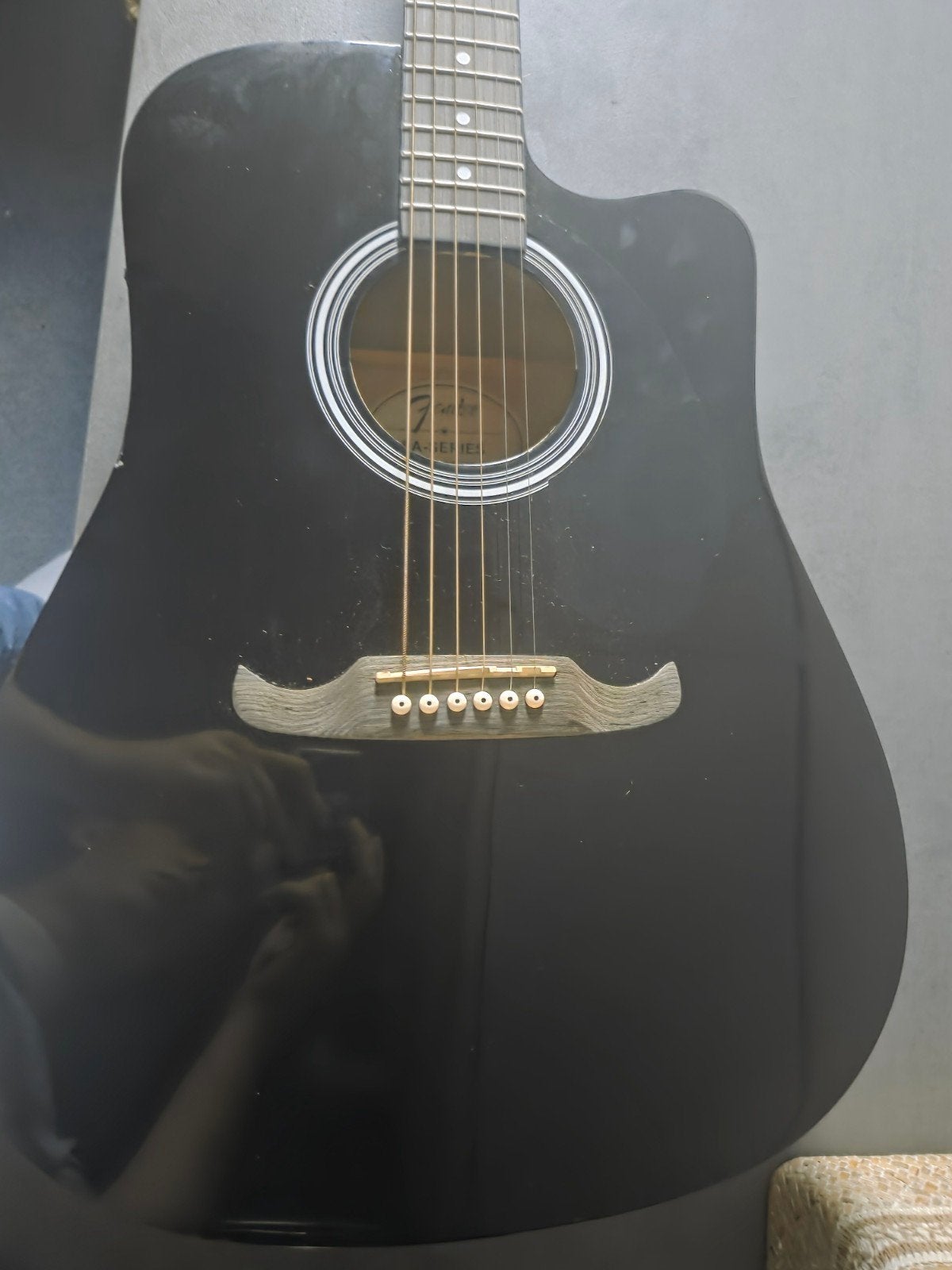 fender fa series akoestische gitaar, Ophalen of Verzenden, Gebruikt, Overige typen, Met koffer