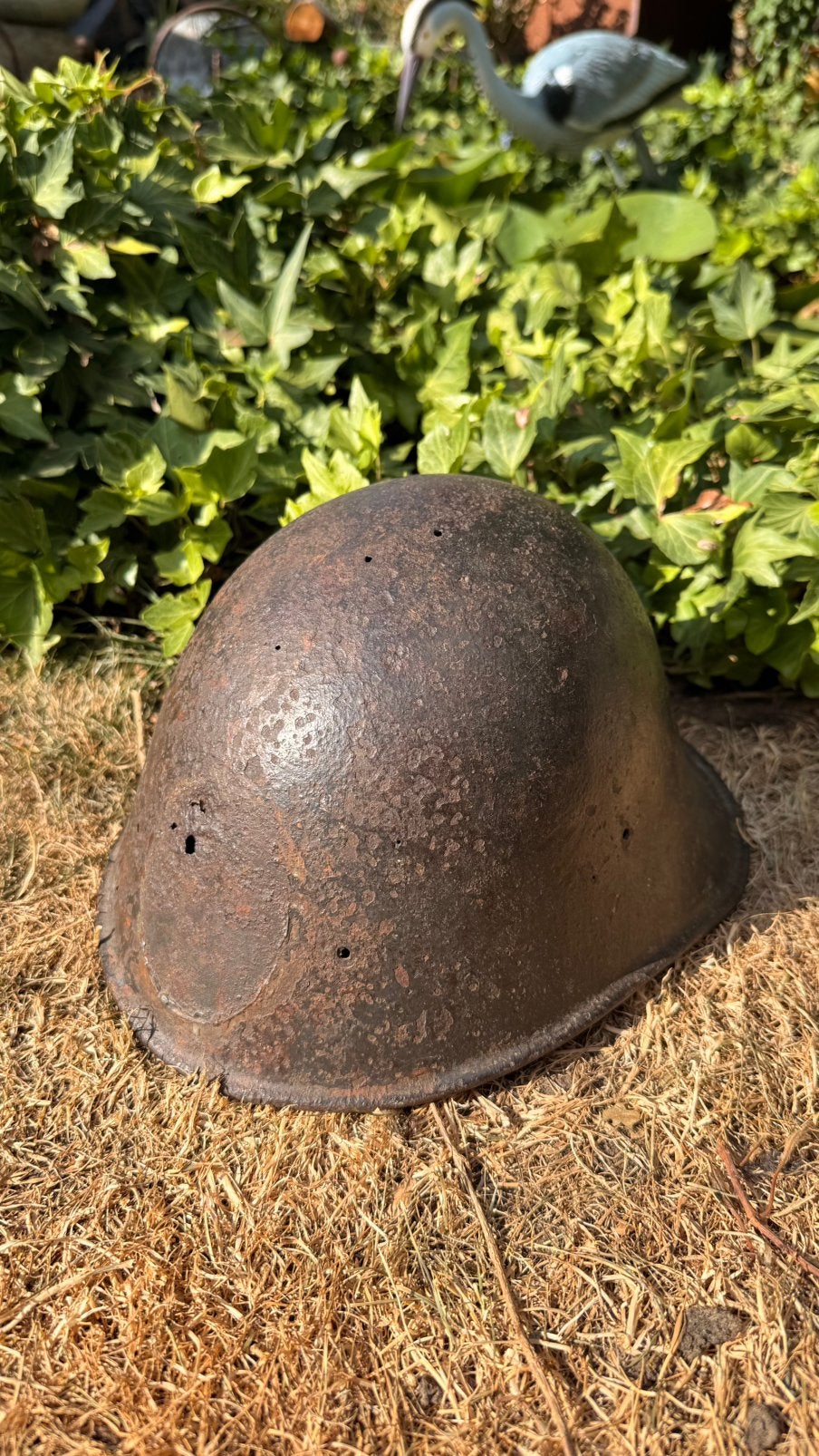 Bodemvondst M27 helm mobilisatie 1940, Ophalen of Verzenden, Landmacht, Nederland, Helm of Baret
