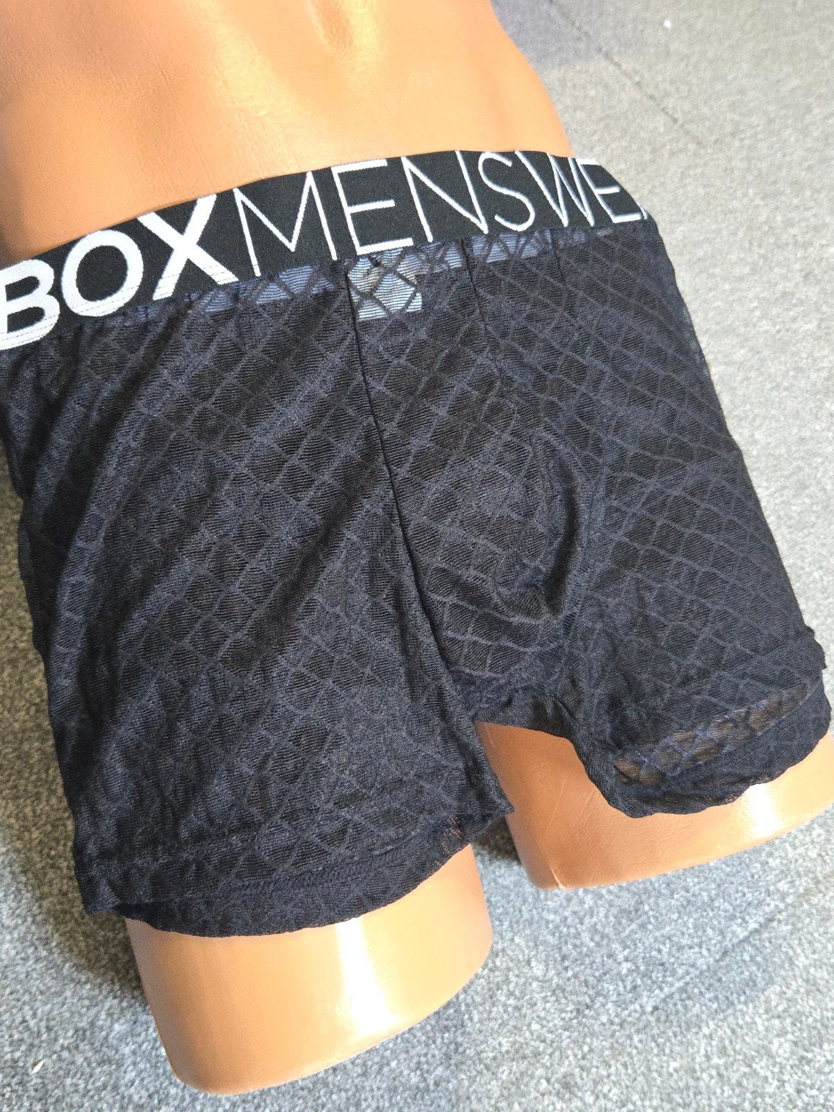 BOX Menswear mesh boxer • ongedragen • maat M, Ophalen of Verzenden, Zwart, BOX MENSWEAR, Boxer