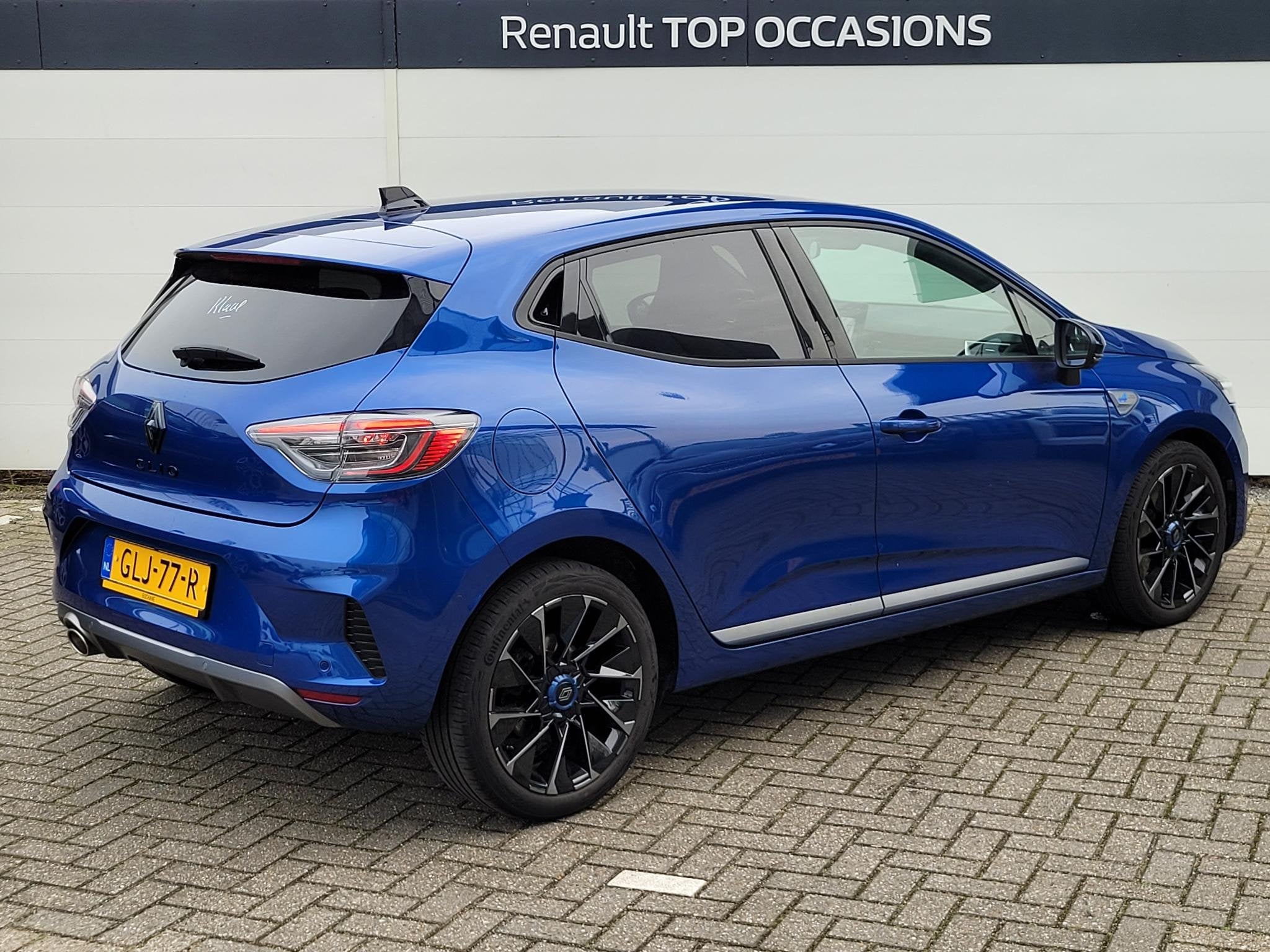 Renault Clio 1.0 TCe 90 GPF esprit Alpine | Bose Audio | 360, Gebruikt, Met garantie (alle), Blauw, Leder en Stof