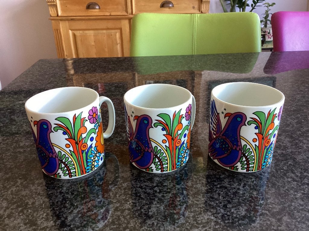 Villeroy & Boch, Acapulco, Jaren '60/'70, vintage, pr p stuk, Ophalen, Gebruikt, Villeroy & Boch, Mok