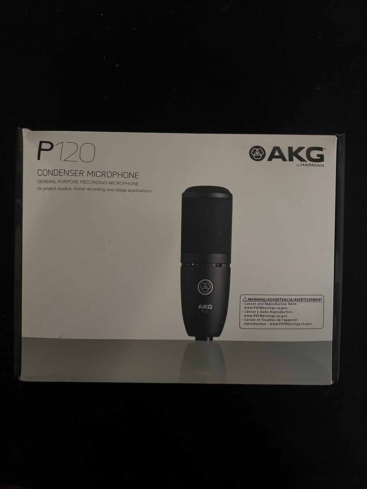 AKG P120 Condensator Microfoon - Nieuw in doos, Ophalen of Verzenden, Nieuw, Studiomicrofoon