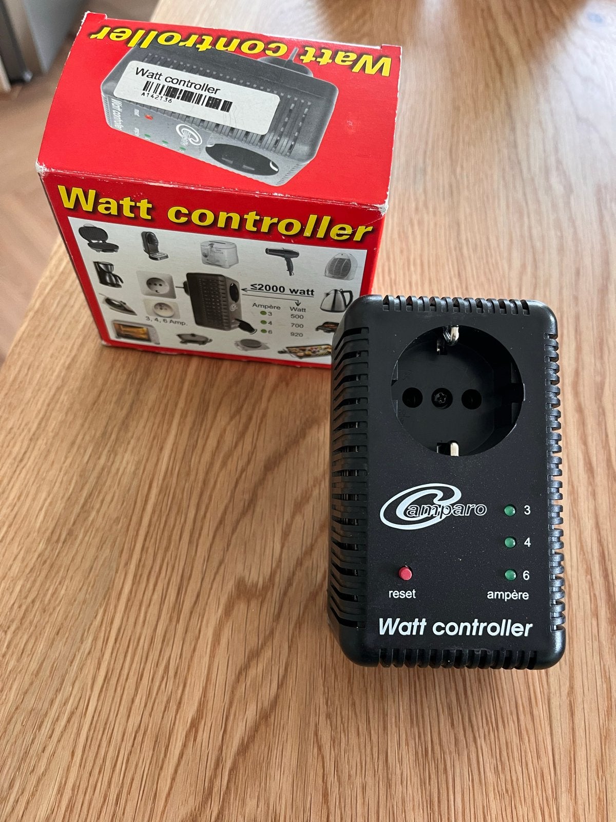 Campare Watt Controller - Energiebesparing tot 2000W, Ophalen of Verzenden, Zo goed als nieuw