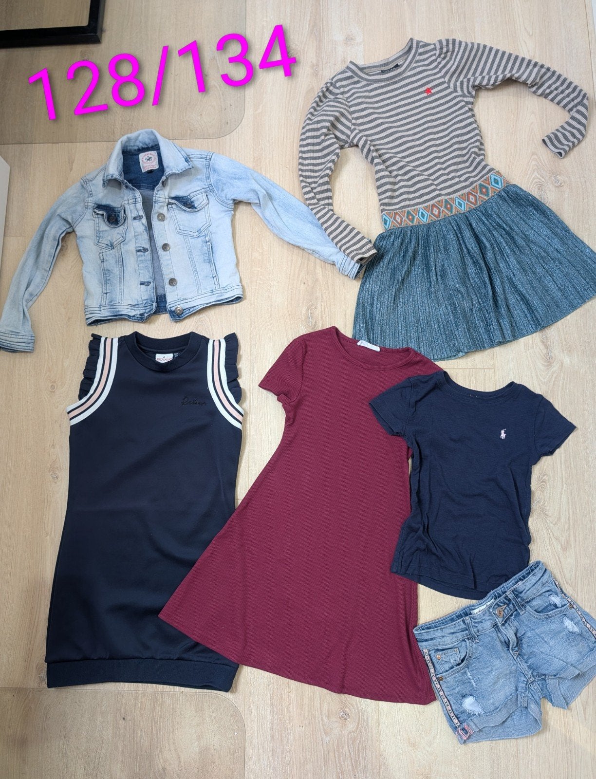 Meisjeskleding 128/134 - oa Ralph Lauren, Vingino, Like Flo, Ophalen of Verzenden, Zo goed als nieuw, Maat 34 (XS) of kleiner