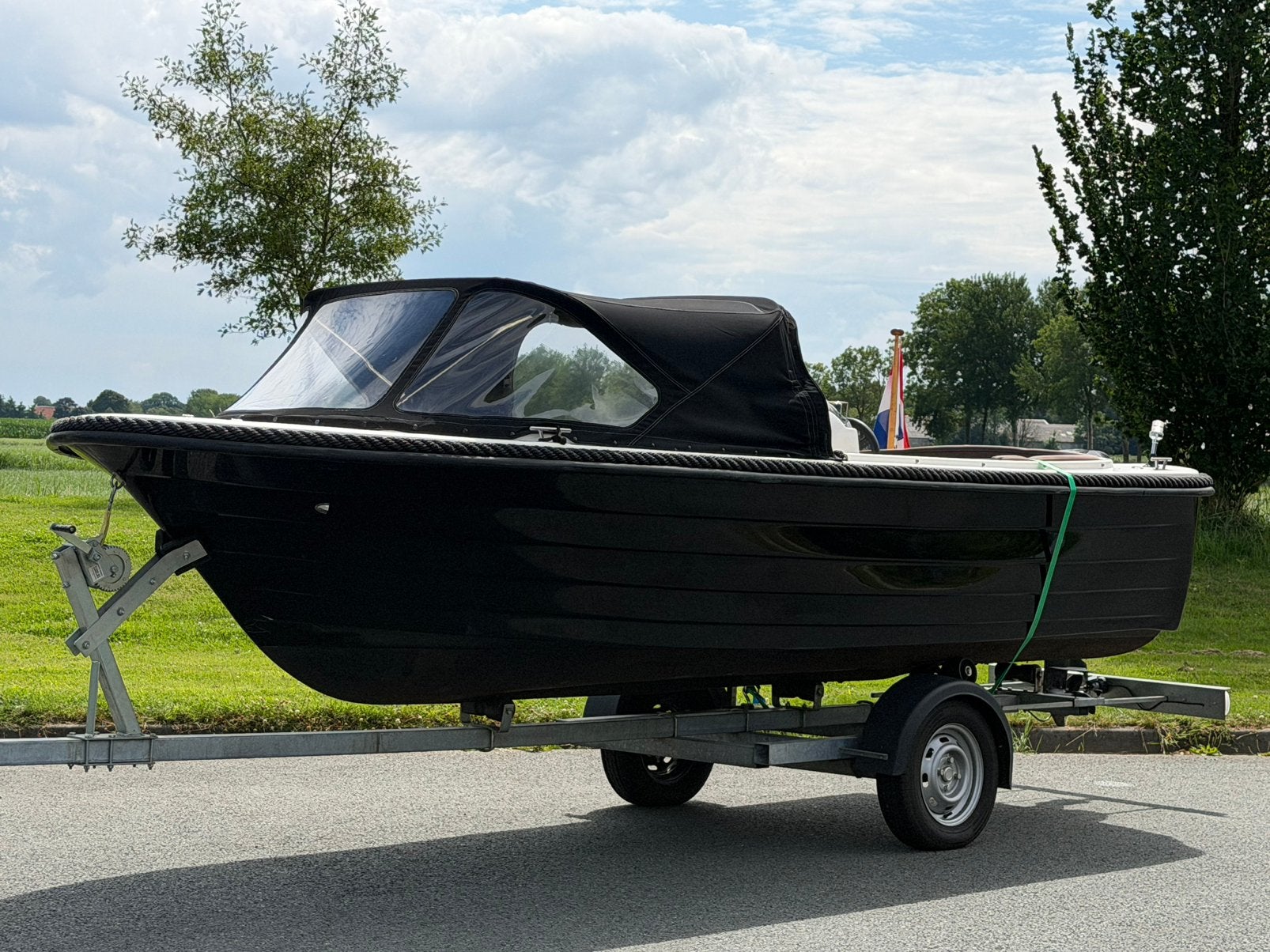 Admiraal 485 sloep met Tohatsu 9.8pk en trailer, Watersport en Boten, Ophalen, Overige merken, Gebruikt, Buitenboordmotor