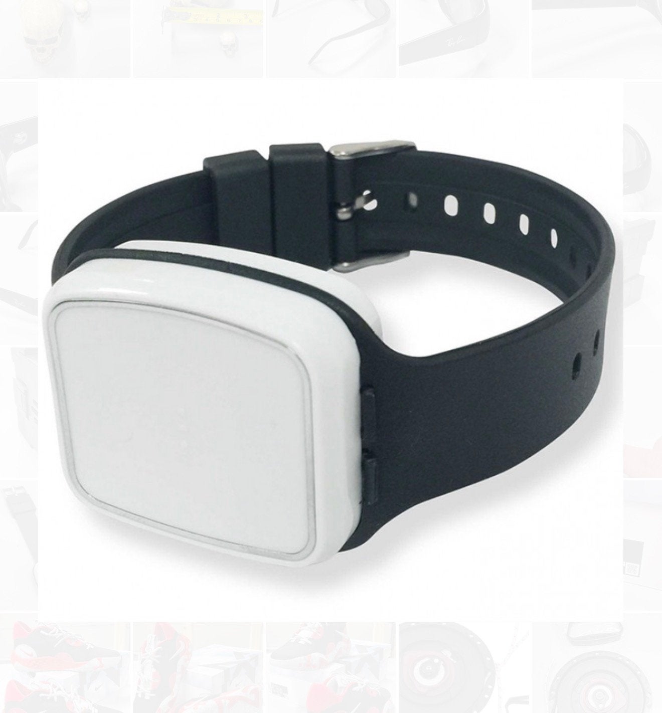 Vibby - slimme valdetector polsband valsensor zwart-wit, Diversen, Ophalen of Verzenden, Zo goed als nieuw, H, H