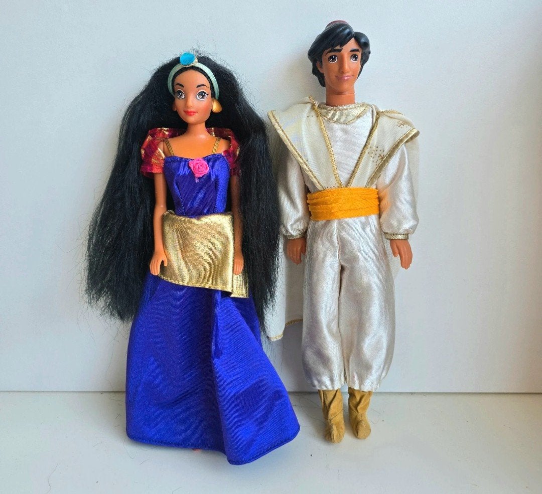 Vintage Mattel poppen Alladin & Yasmin, Ophalen of Verzenden, Barbie