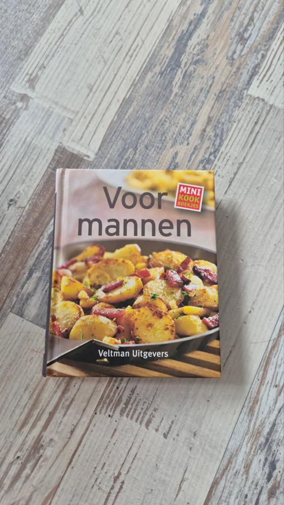 Mini Kookboekje: Voor Mannen - Veltman Uitgevers, Boeken, Veltman Uitgevers, Hoofdgerechten, Ophalen of Verzenden, Zo goed als nieuw