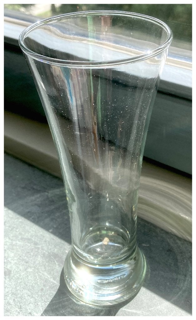 Mooi bierglas met 'Gulf' op de bodem, Verzenden, Gebruikt, Bierglas