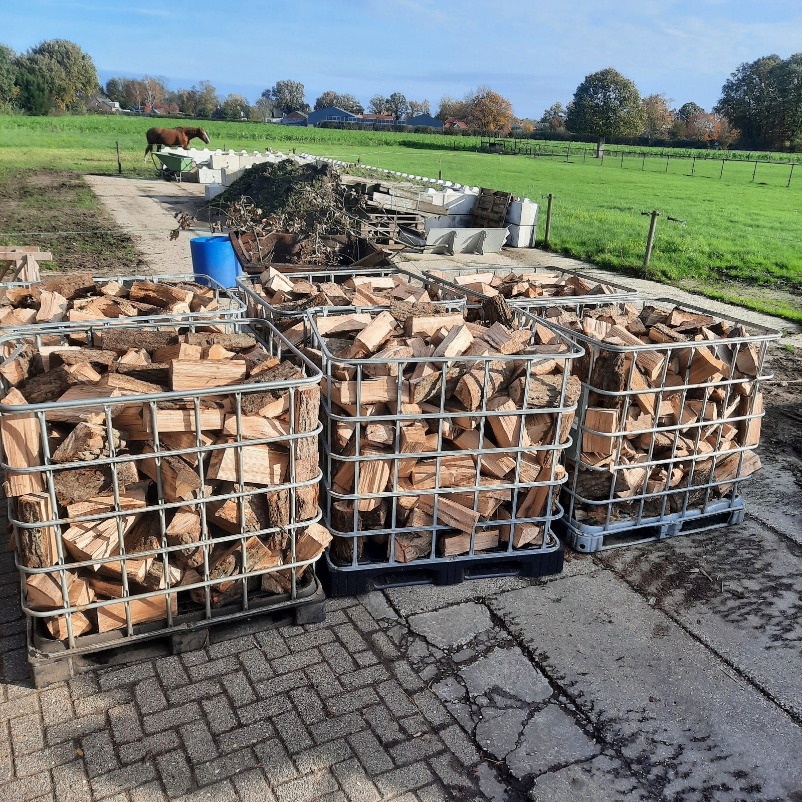 Te koop brandhout, kachelhout, stookhout, Minder dan 3 m³, Ophalen