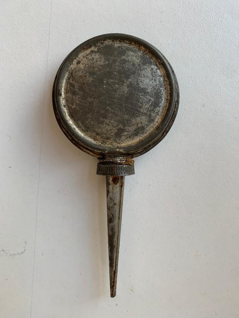 Antiek Oliespuitje blik, Antiek en Kunst, Ophalen of Verzenden