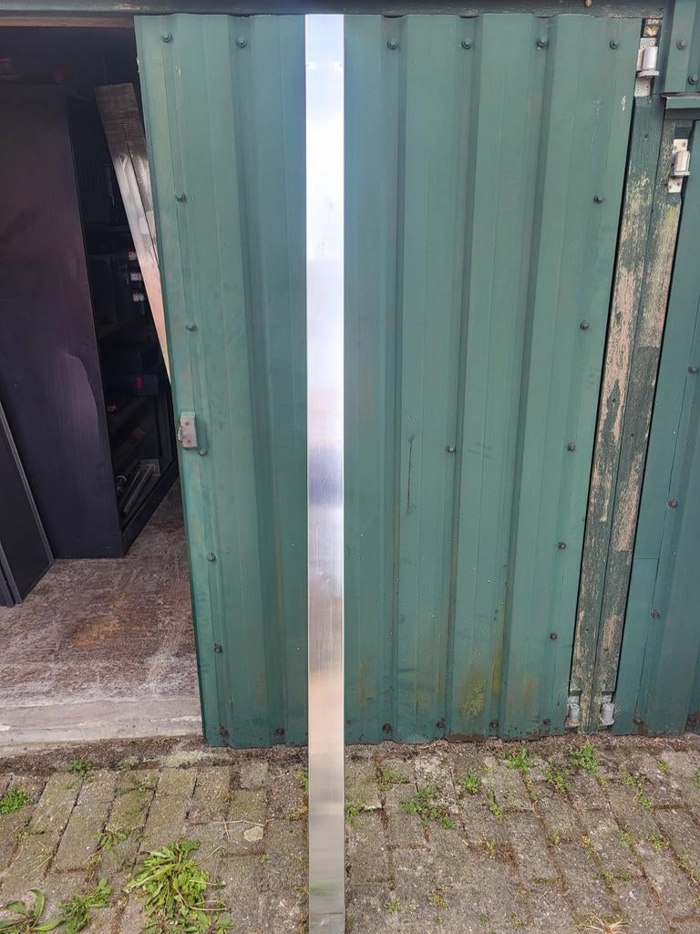5x Zinken 80mm vierkant hemelwaterafvoer hwa, Doe-het-zelf en Verbouw, Buizen en Afvoer, Ophalen, 6 meter of meer, Nieuw, Zink