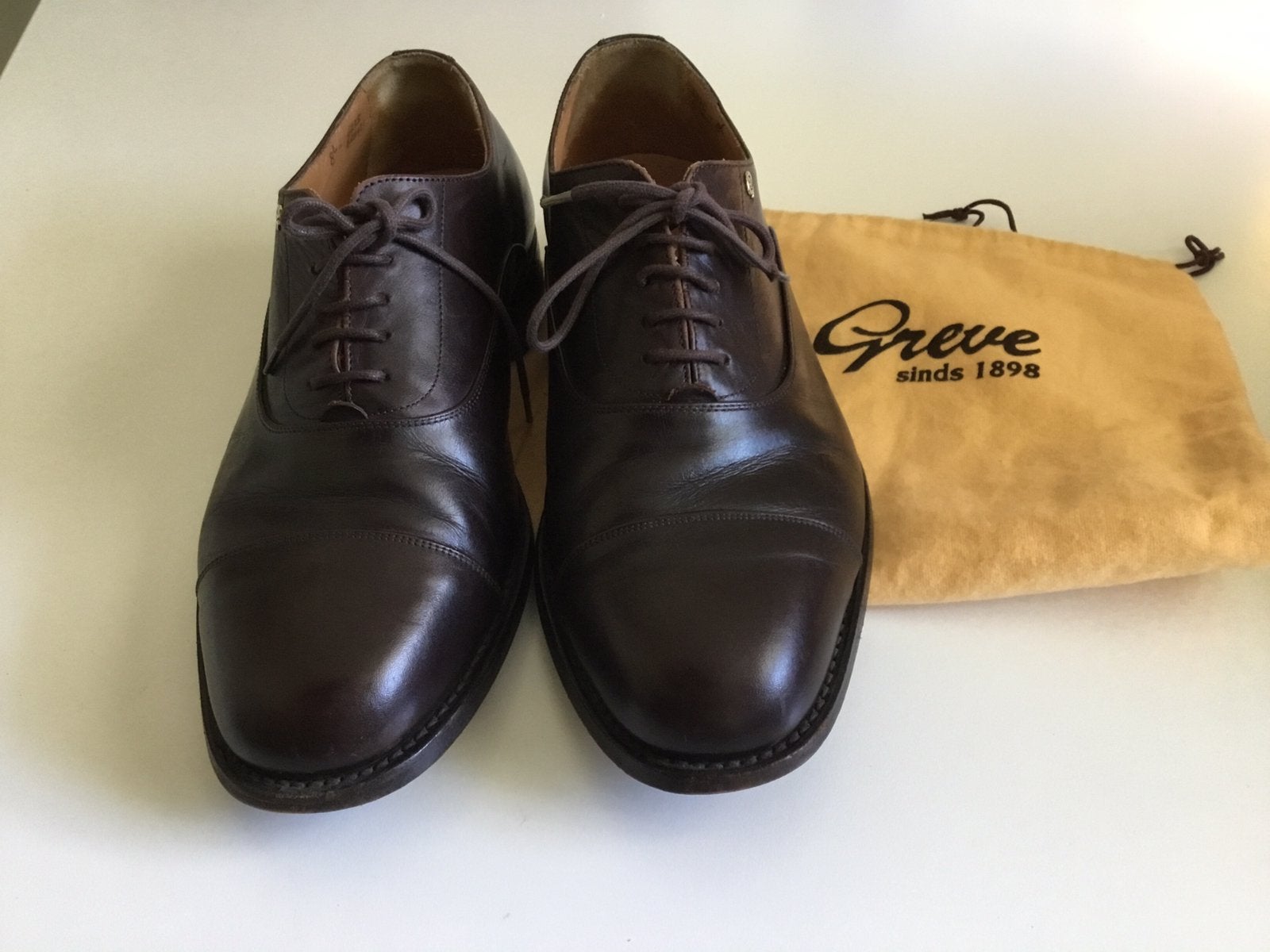 Van Greve herenschoenen maat 8, Ophalen of Verzenden, Zo goed als nieuw, Bruin