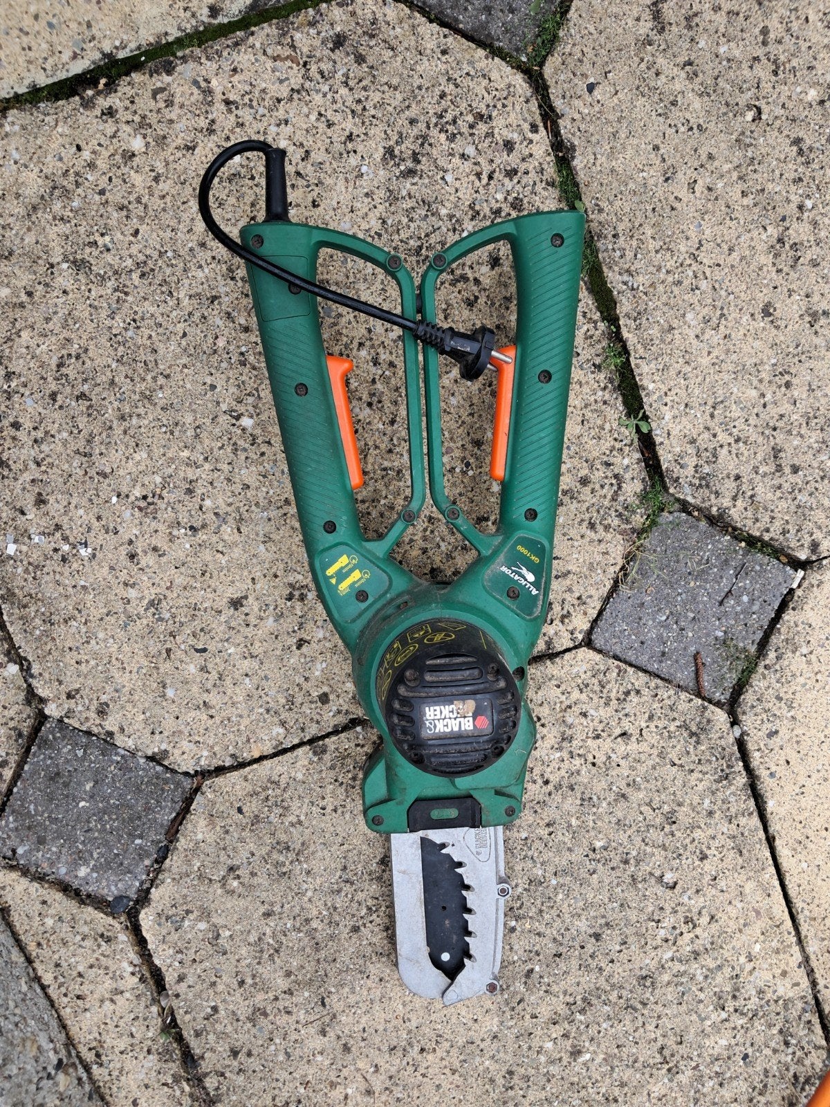 Black & Dekker mini kettingzaag, Ophalen of Verzenden, Gebruikt, Elektrisch, Black & Decker